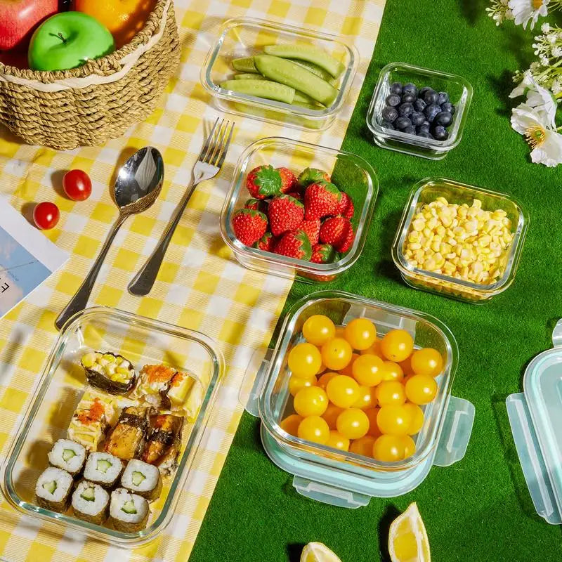 Glass Food Storage Containers with Lids