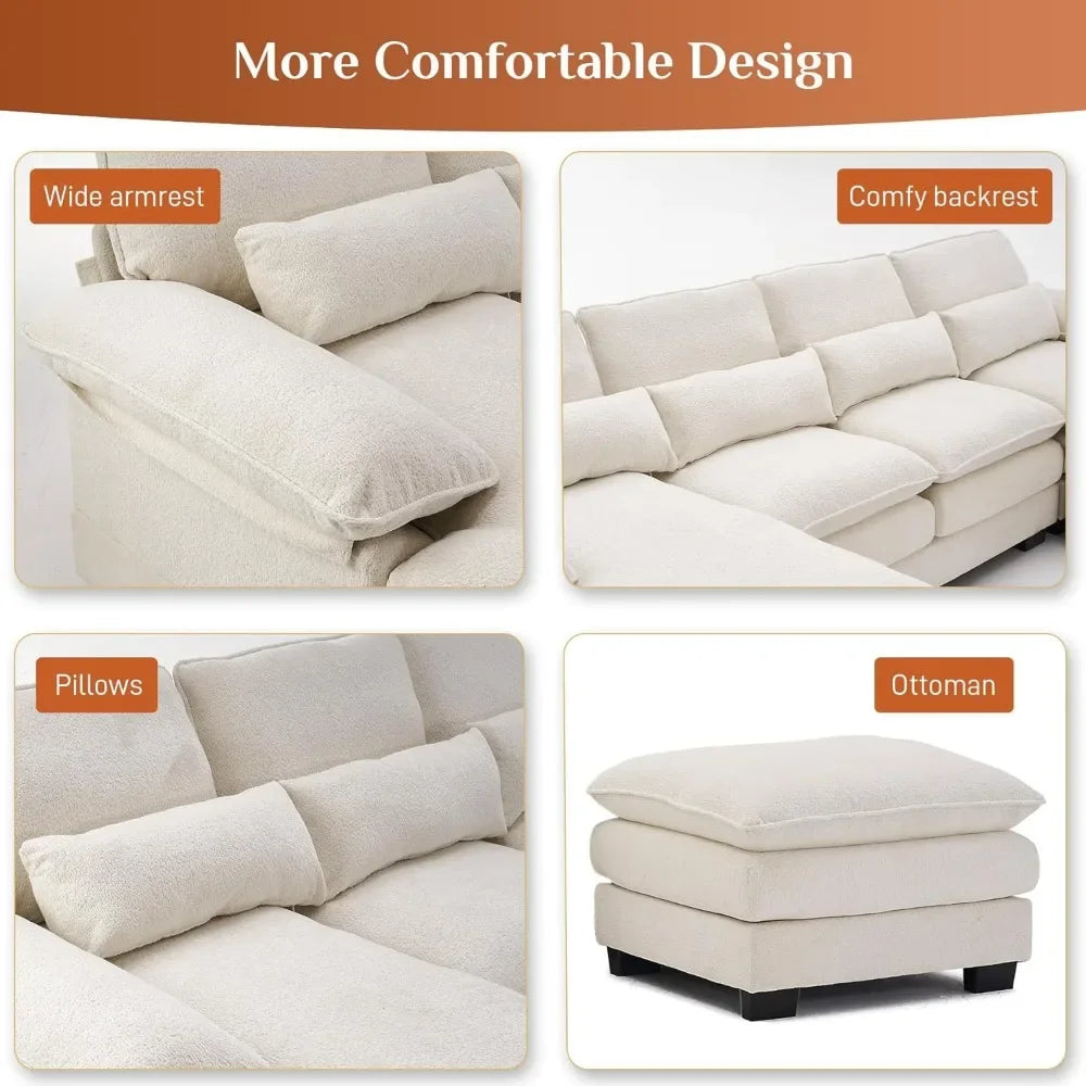 Modular Cloud Couch - multiple colors