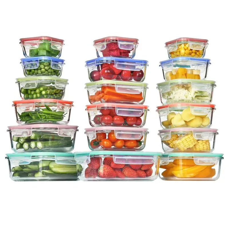 Glass Food Storage Containers with Lids