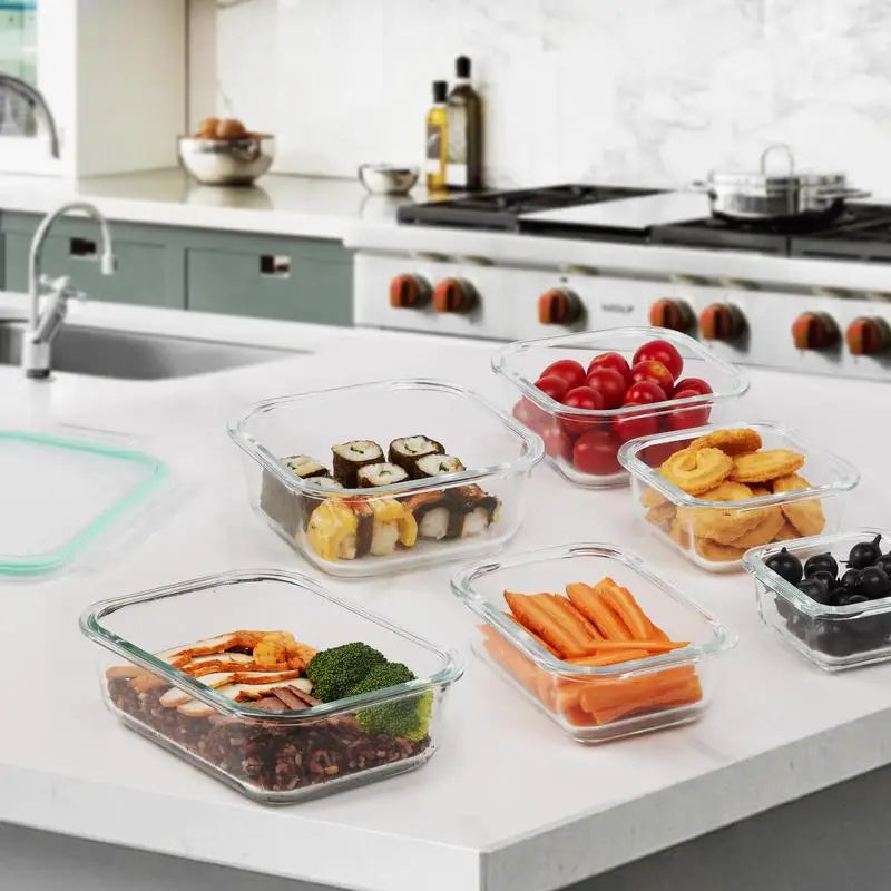 Glass Food Storage Containers with Lids