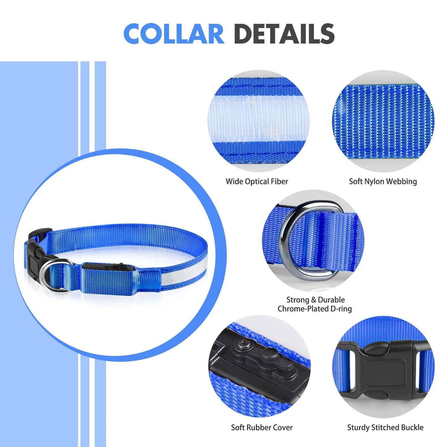 Luminous, Waterproof Dog Collar