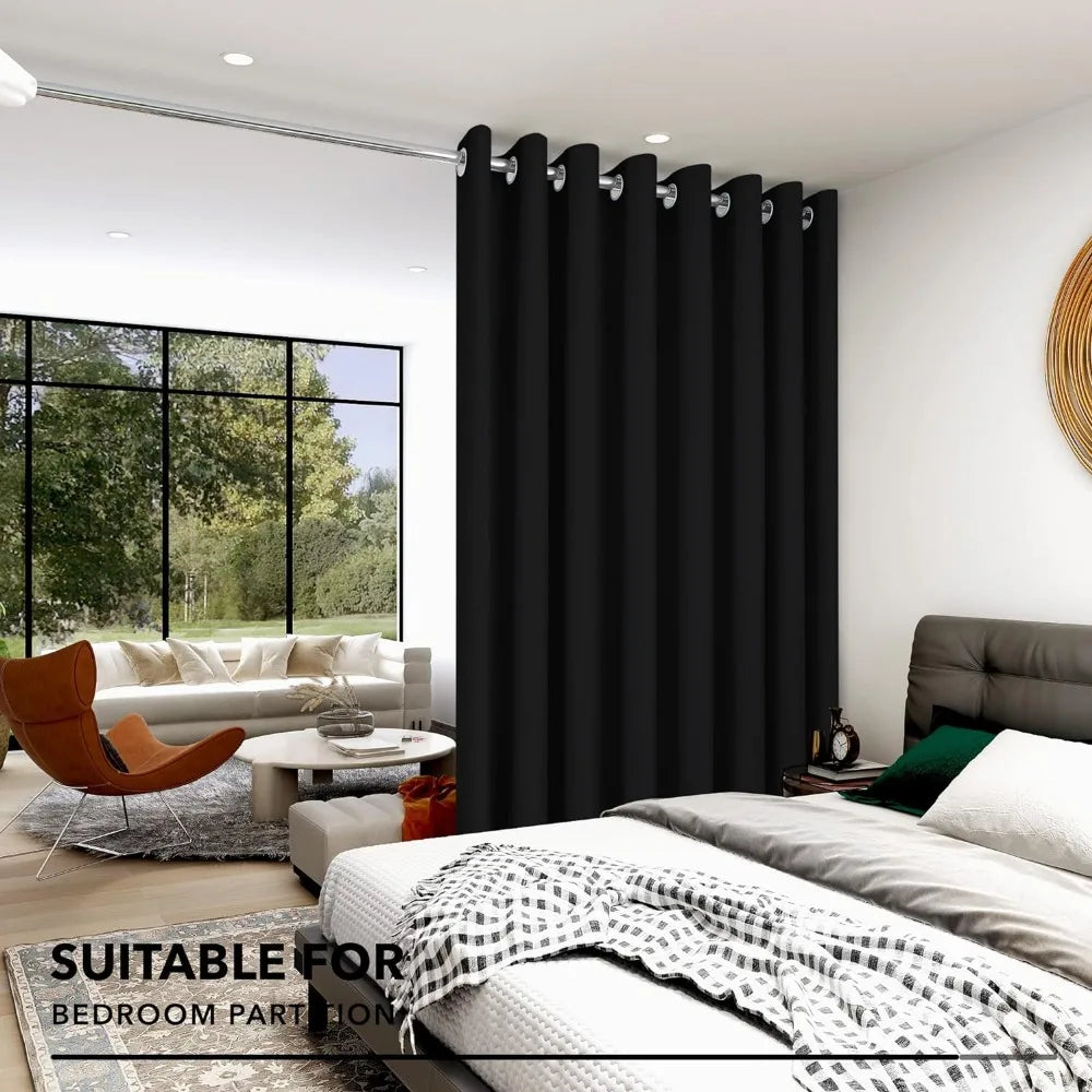 Extra Large Room Divider Curtains for Home, Office or Sliding Door