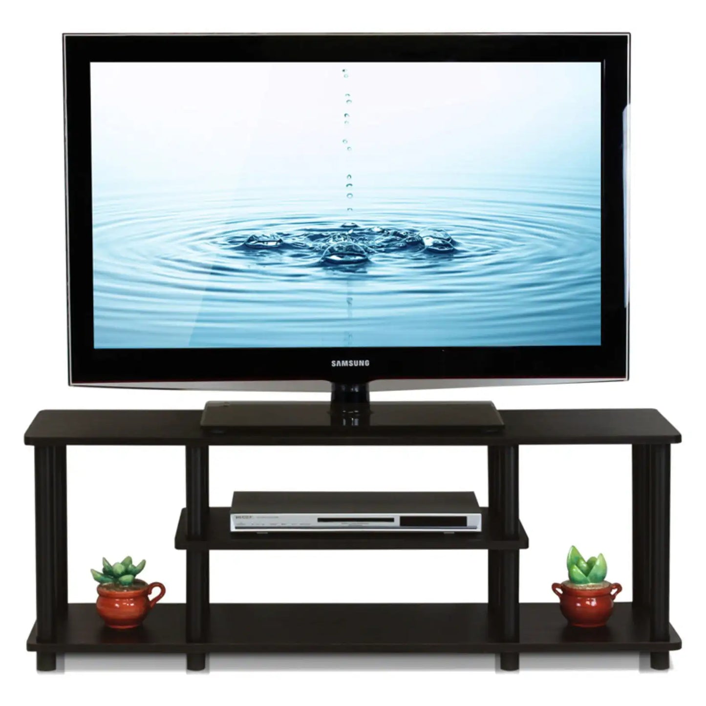 No Tool, 3-Tier Entertainment TV Stand