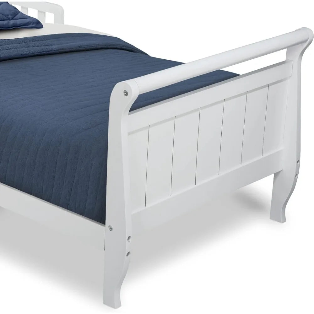 Wooden Toddler Sleigh Bed