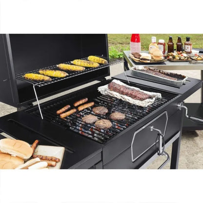 30-Inch Charcoal Grill, Deluxe BBQ Smoker