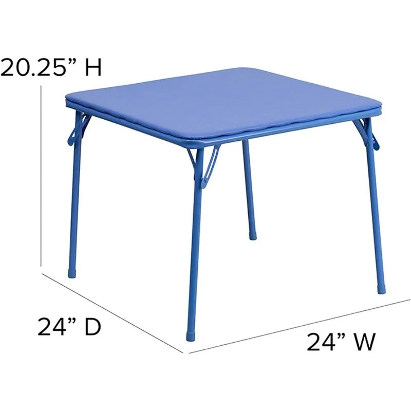 5-Piece set Folding Square Table and Chairs Set