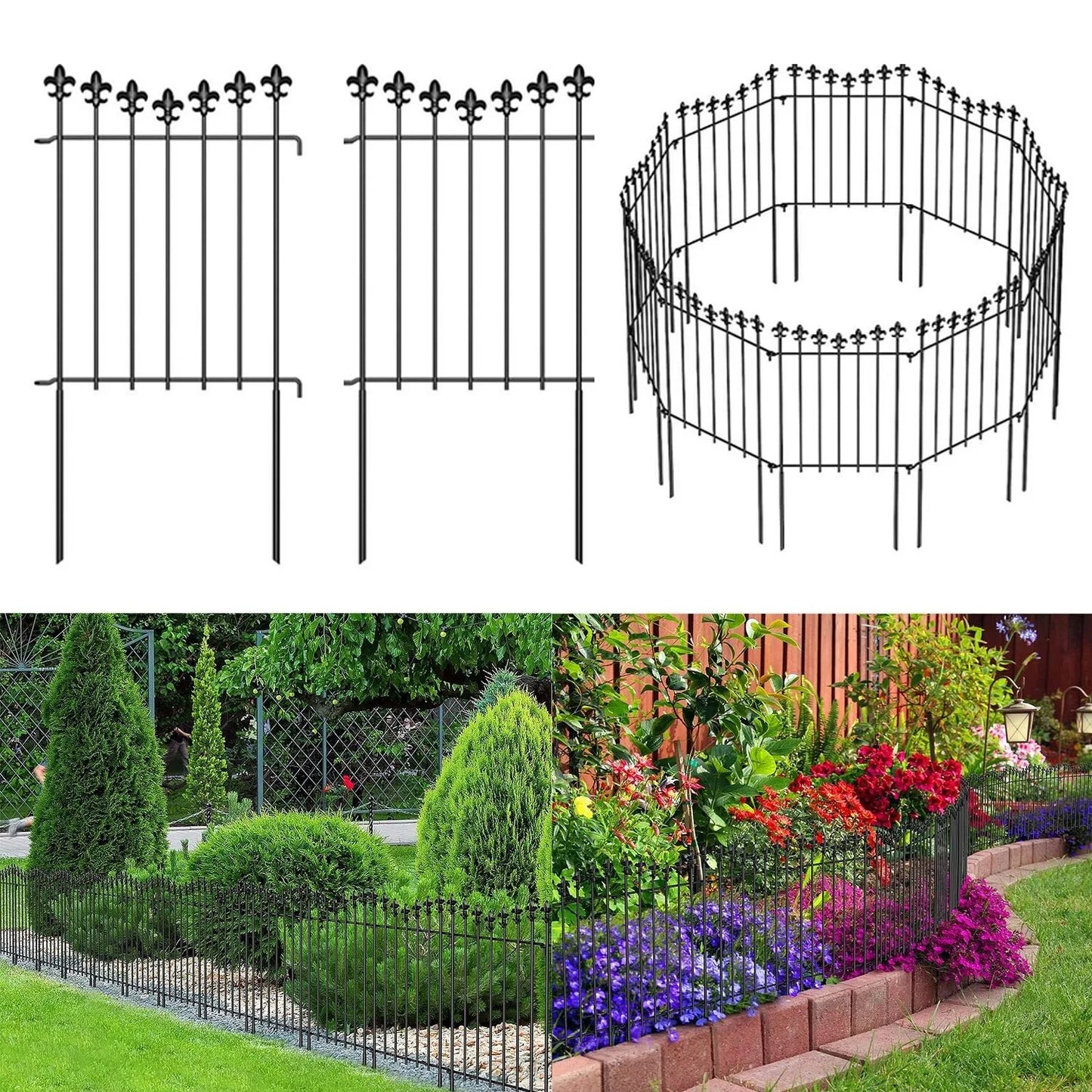 Decorative Garden Fence/ Animal Barrier Panels for Your Yard