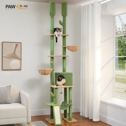 Cactus Floor to Ceiling Cat Tower