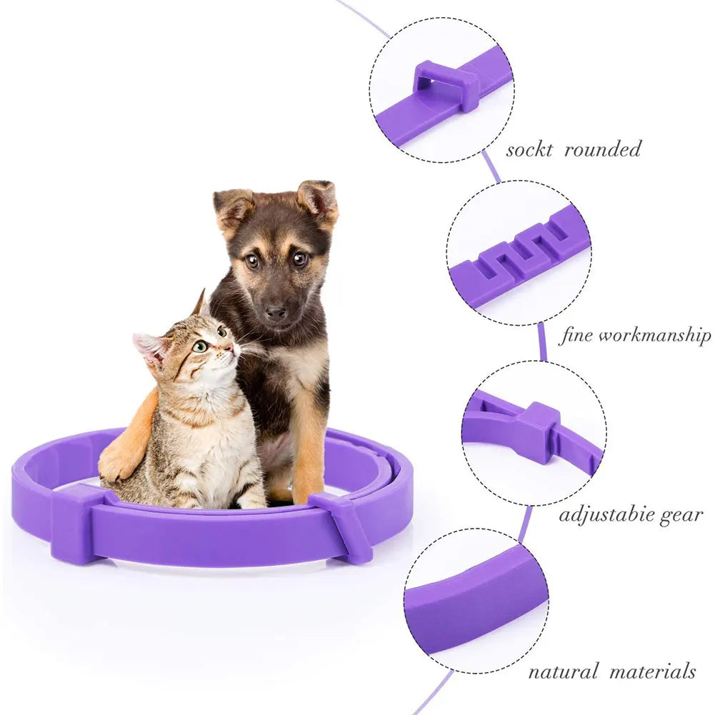 Pet Stress and Anxiety Calming Collars for Cats or Dogs