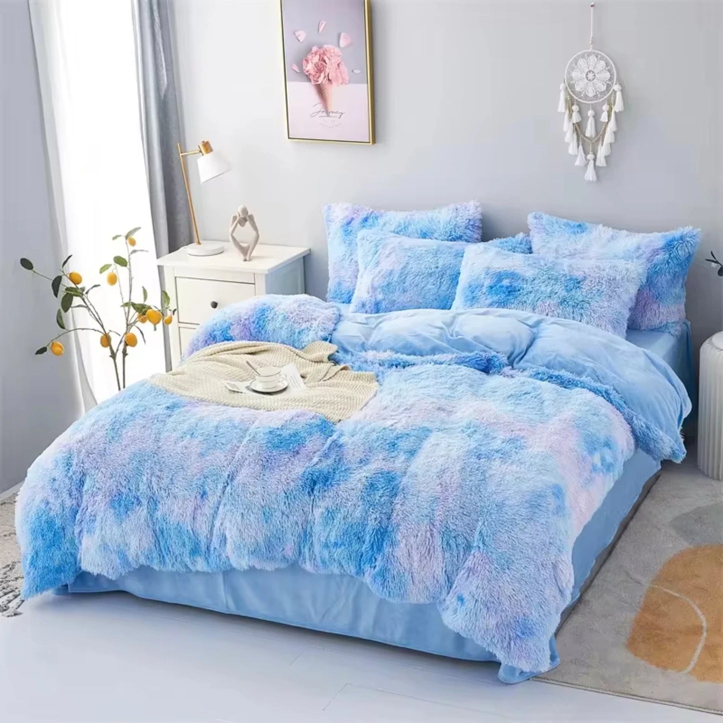 Cozy Plush Three-Piece Bedding Set