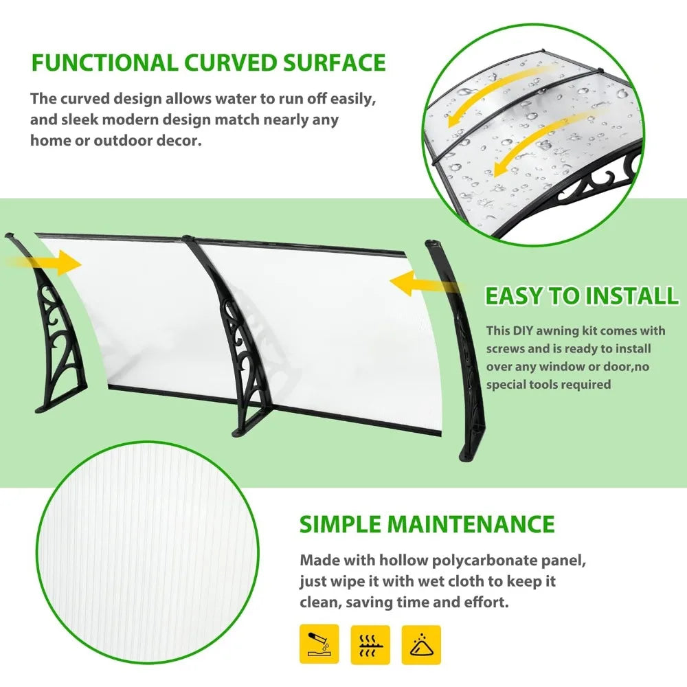 40" x 80" Window Awning or Door Canopy