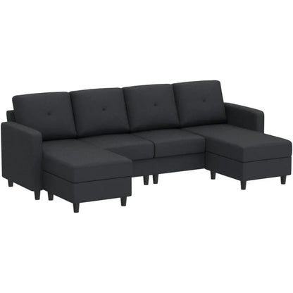 Convertible U-Shaped Sectional Sofa with Double Chaises