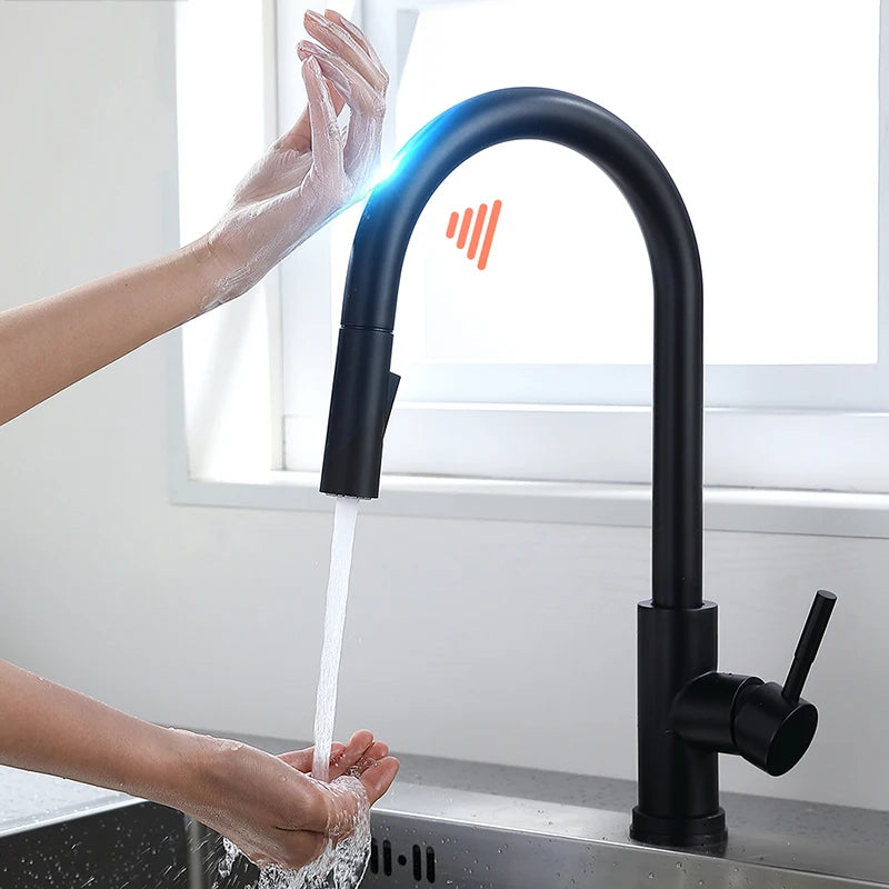 Rotating Smart Touch Kitchen Faucet