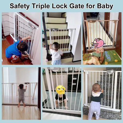 Metal Pet/Baby Gate Extra Wide Swing Auto Close