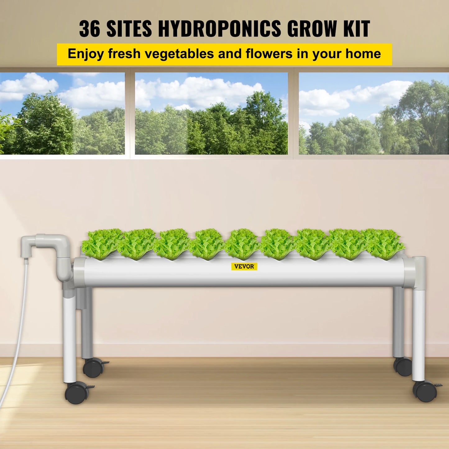 Hydroponic Grow System - 36/54/72/90/108 Plants