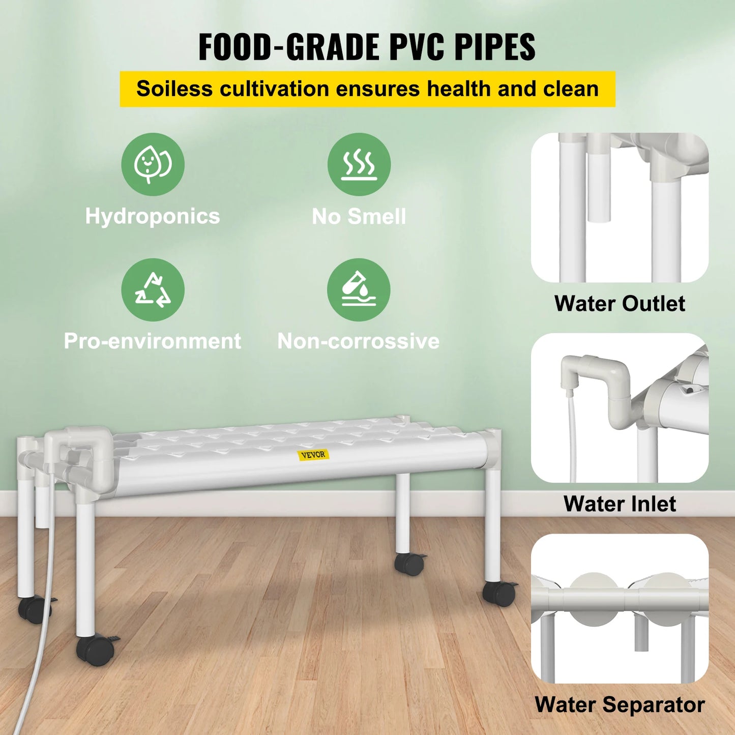 Hydroponic Grow System - 36/54/72/90/108 Plants