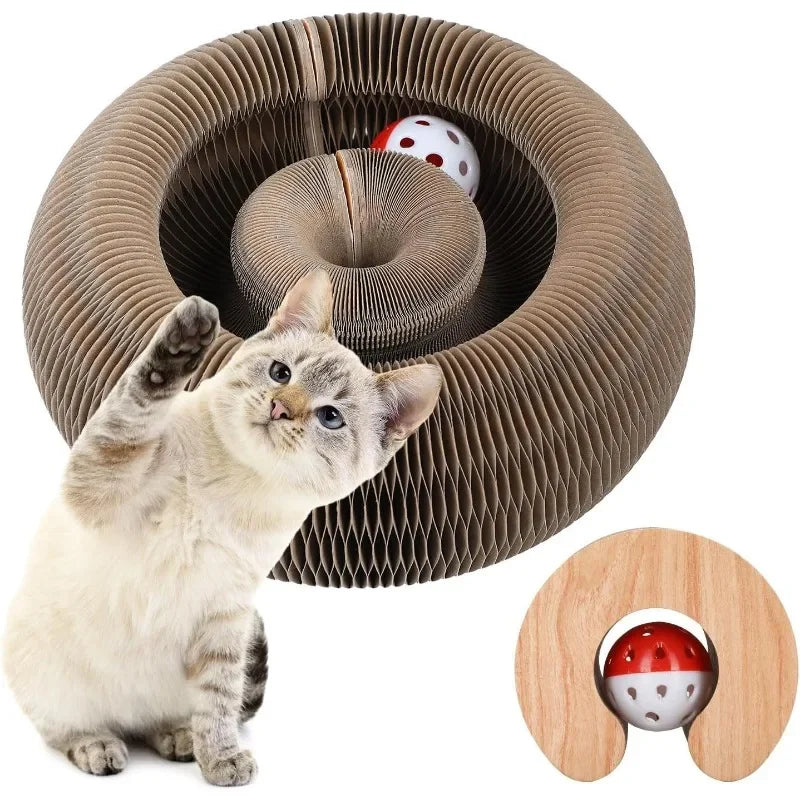 Cat Scratcher Cardboard Lounge Bed, Cat Scratching Pad, Pet Lounger