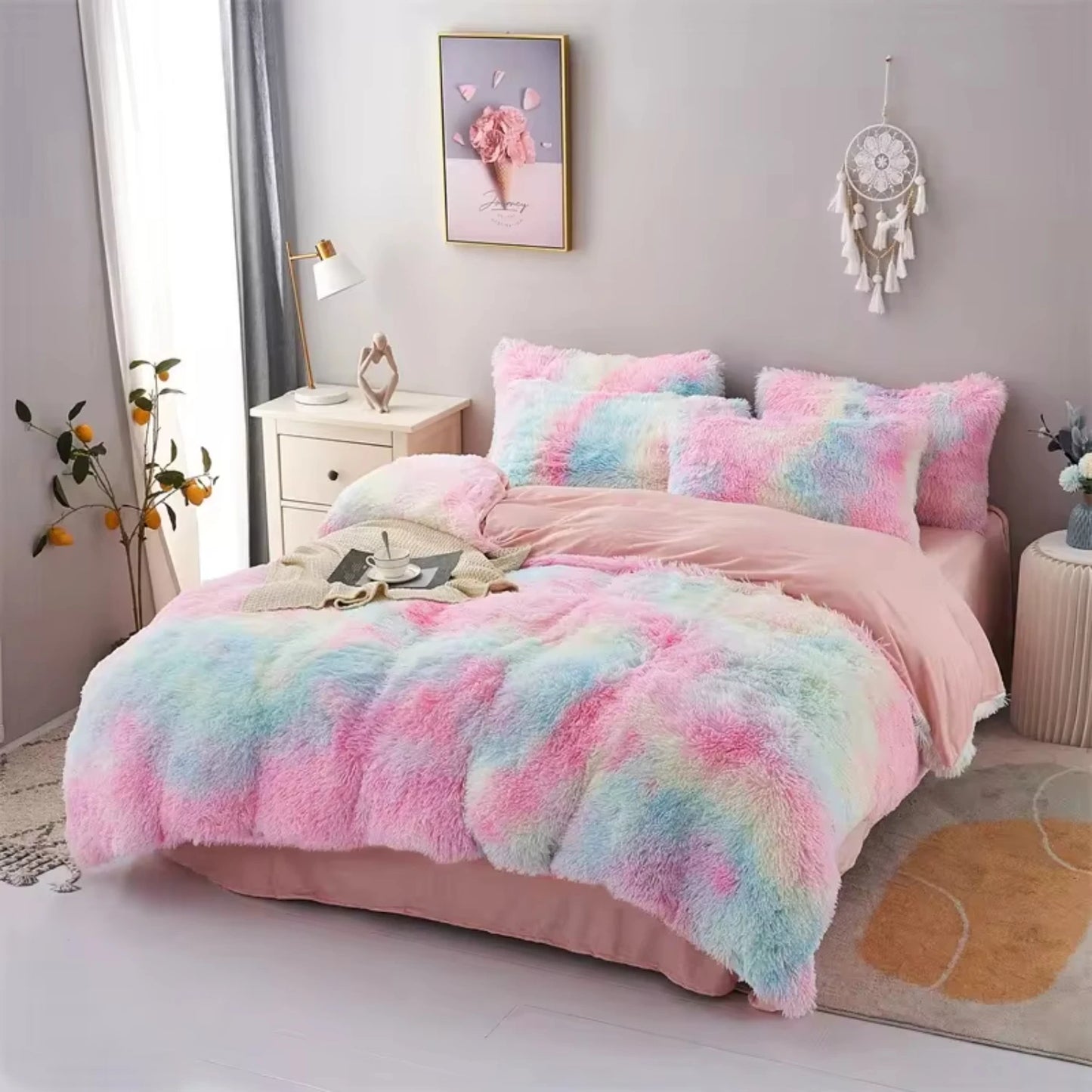 Cozy Plush Three-Piece Bedding Set