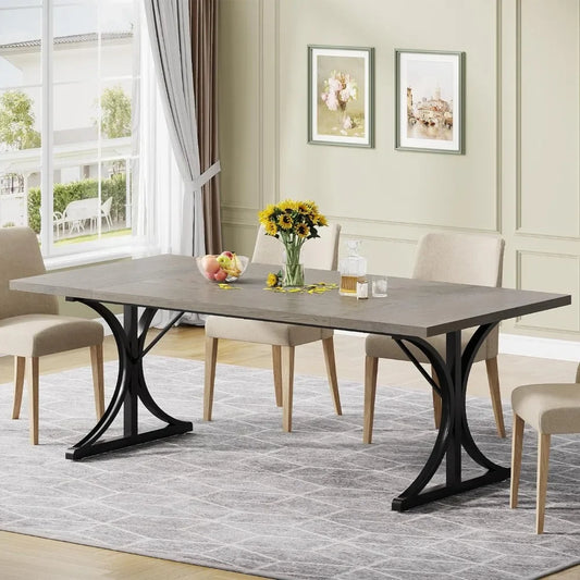 Rectangular Luxury Dining Table - Seating for 6-8 people