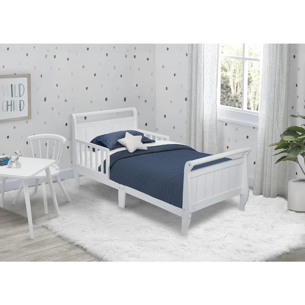 Wooden Toddler Sleigh Bed