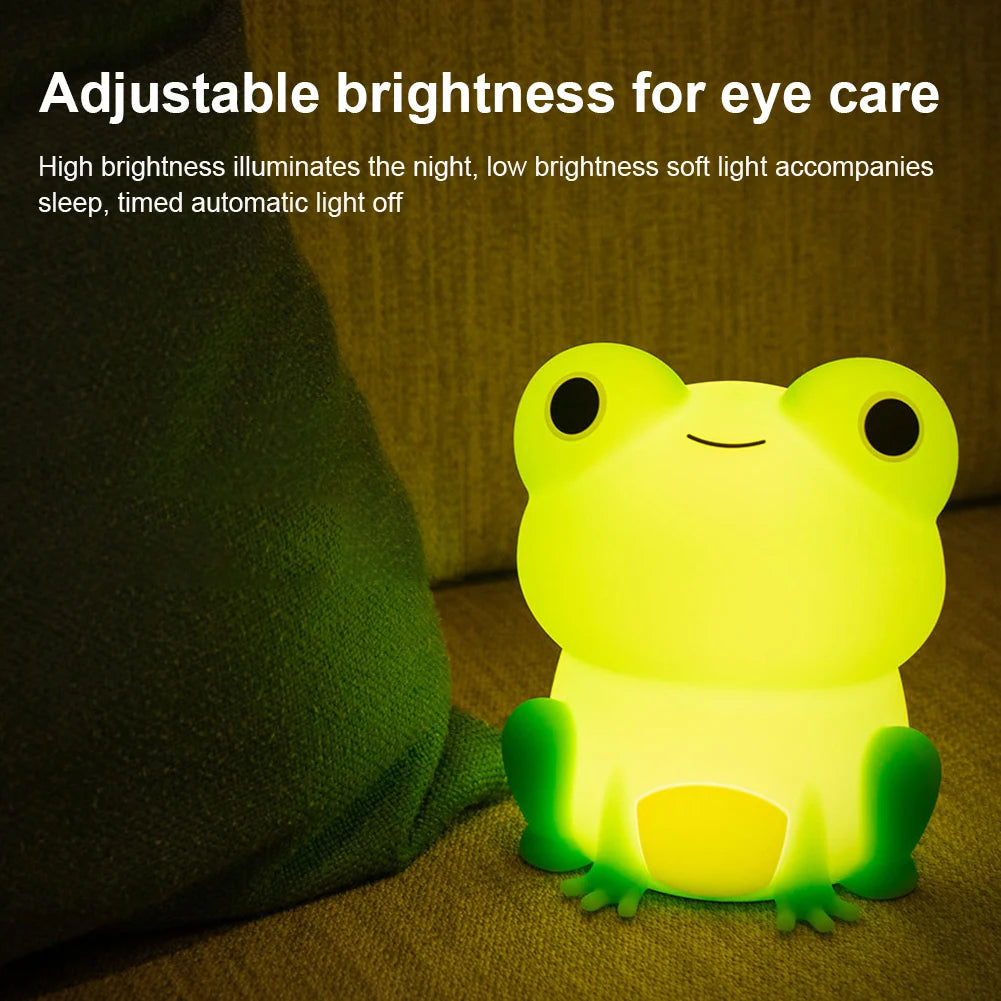 Frog Lamp, Touch Sensor - Rechargeable Battery Operated