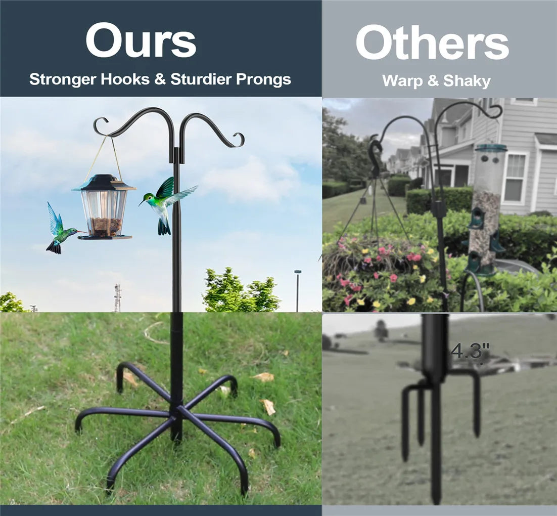 Outdoor Styling Poles for String Lights, Wedding Flower Baskets, Bird feeders...