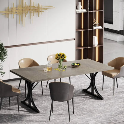 Rectangular Luxury Dining Table - Seating for 6-8 people