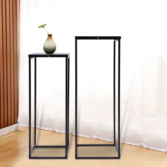 Set Of 2 Metal Plant Stands